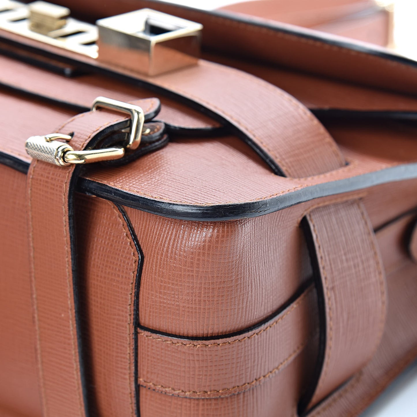 Linosa Calfskin PS11 Classic Shoulder Bag Nice Tan