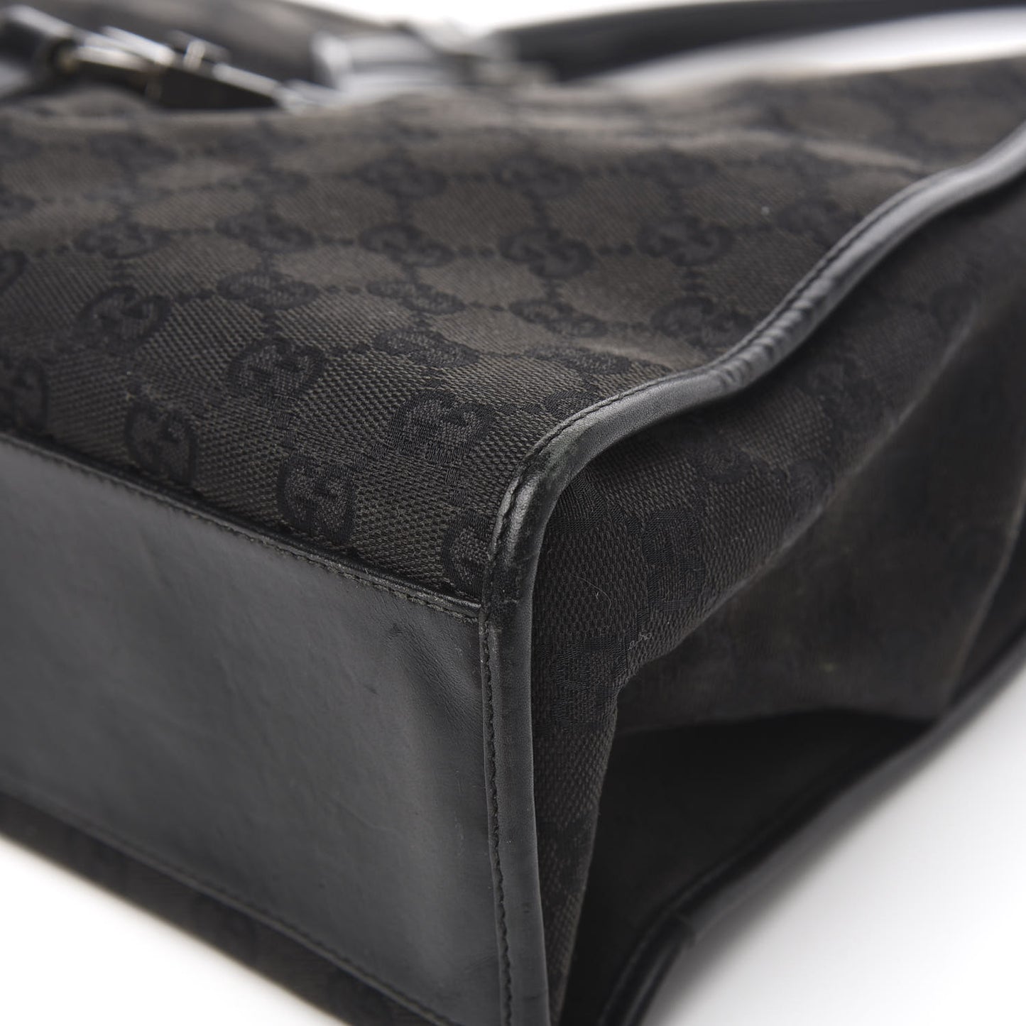 Monogram Jackie Shoulder Bag Black