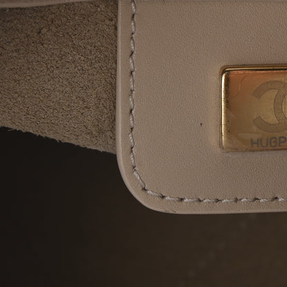 Chanel Shiny Lambskin Quilted Small Hobo Beige 7 of 11