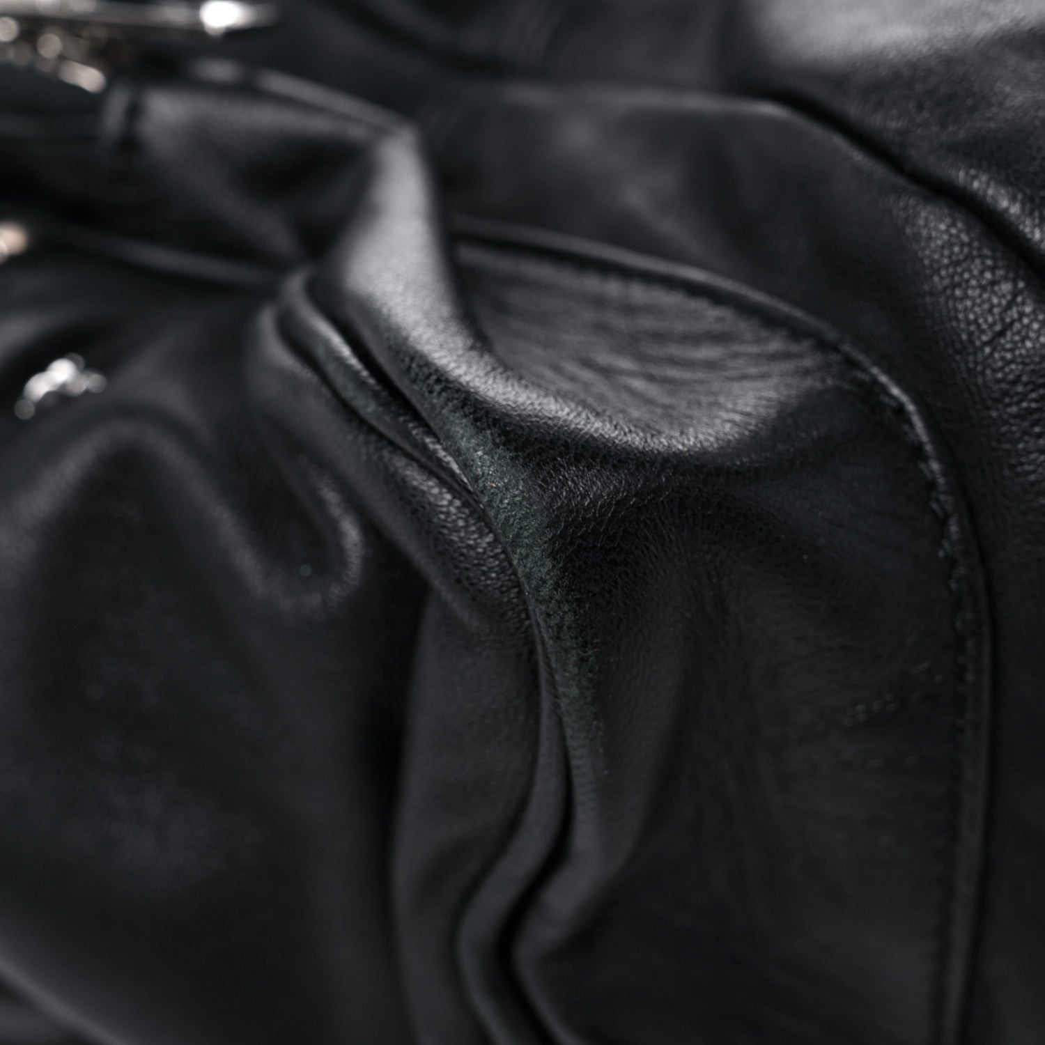 Alexander Wang Lambskin Marti Backpack Bag Washed Black Rhodium Hardware 7 of 15