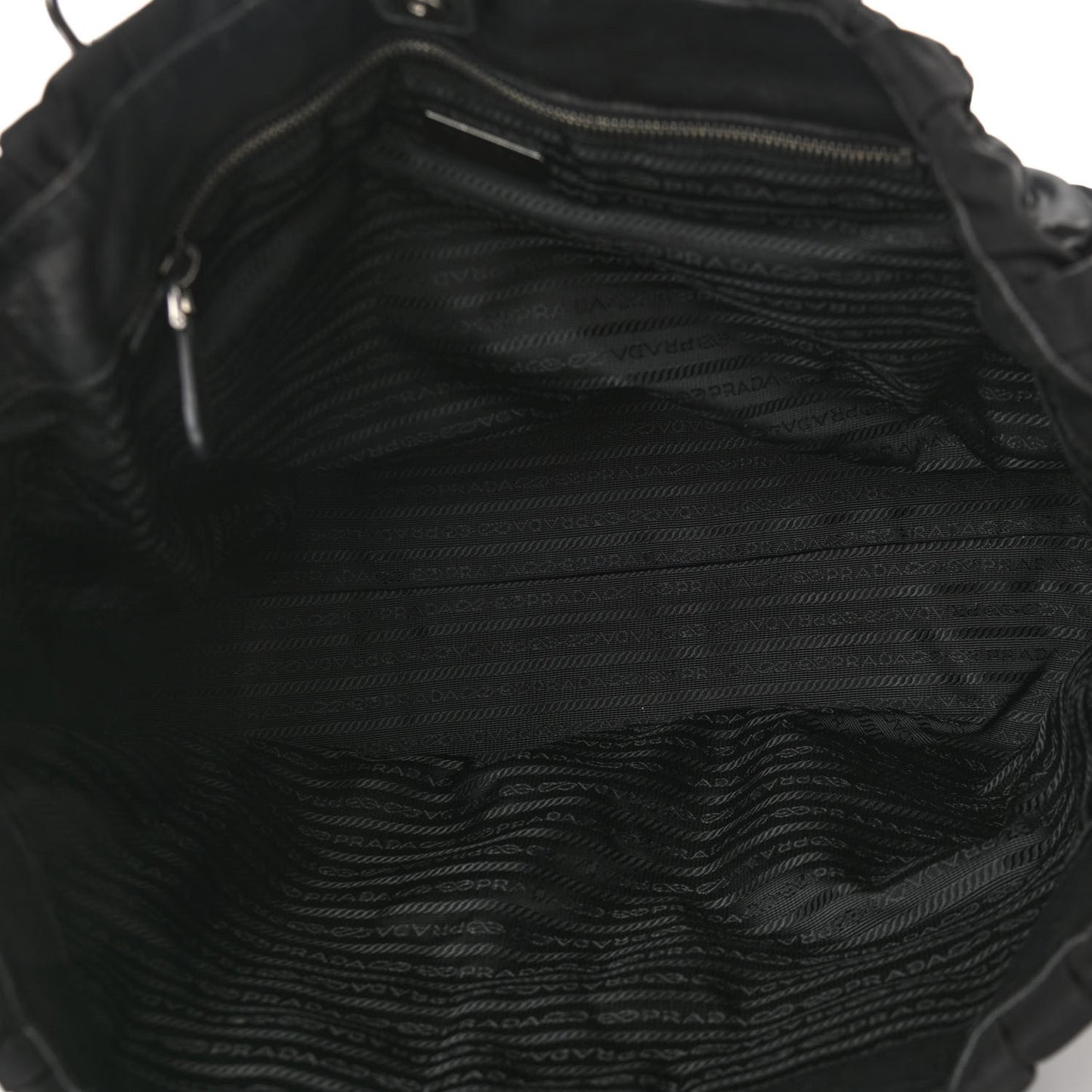 Tessuto Nylon Gaufre Tote Black