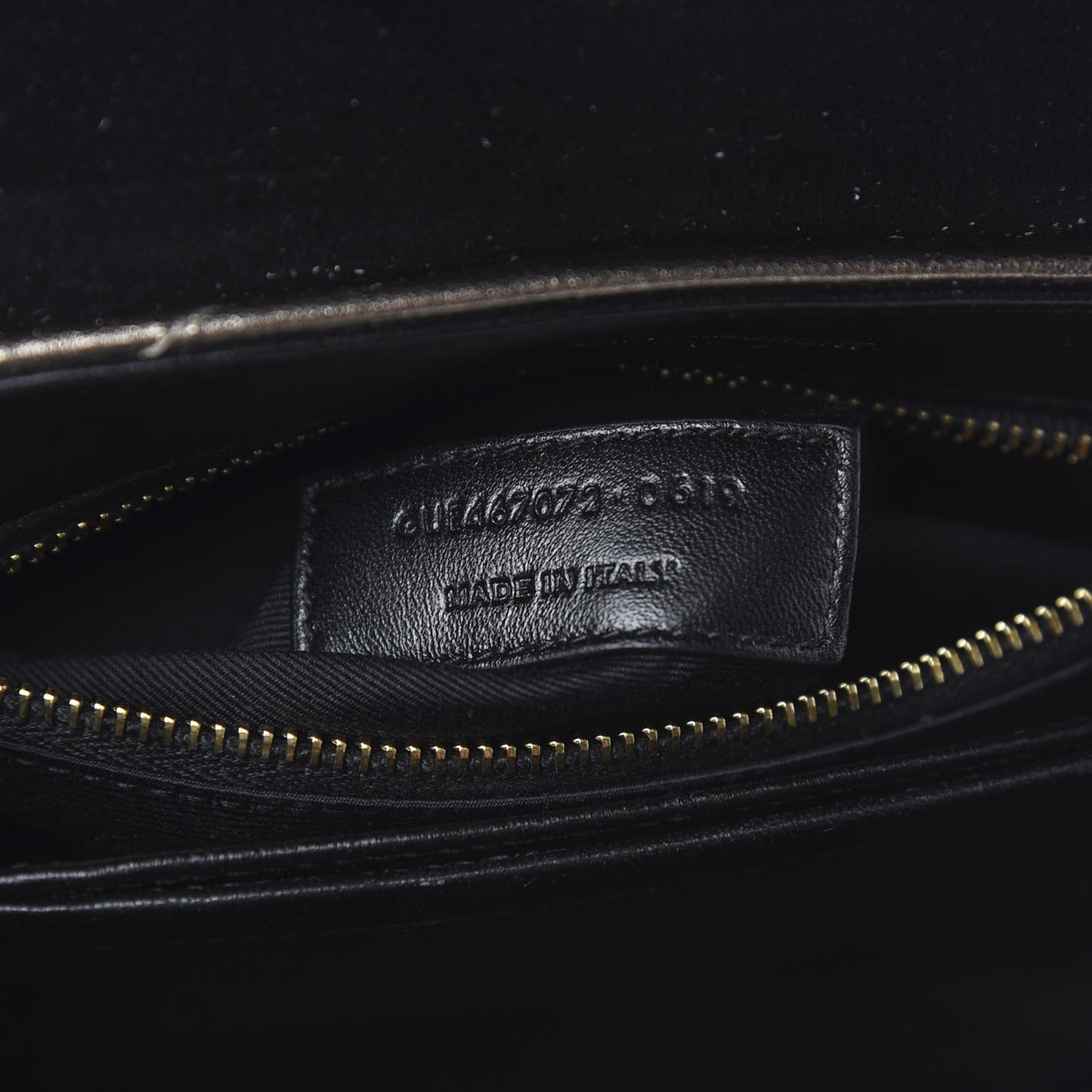 Metallic Calfskin Y Quilted Monogram Toy Loulou Crossbody Bag Piombo