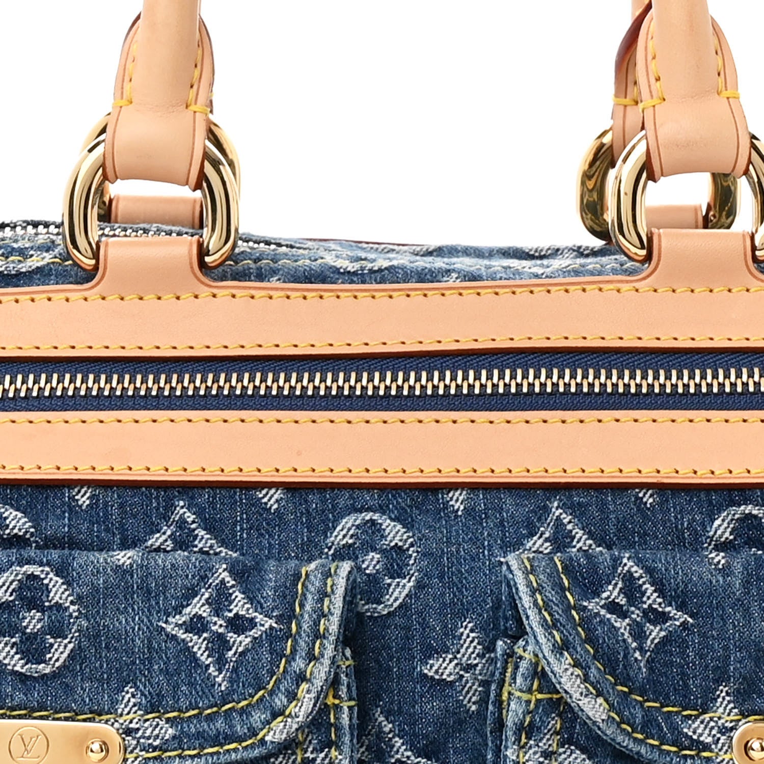 Louis Vuitton Monogram Denim Neo Speedy Blue 7 of 11