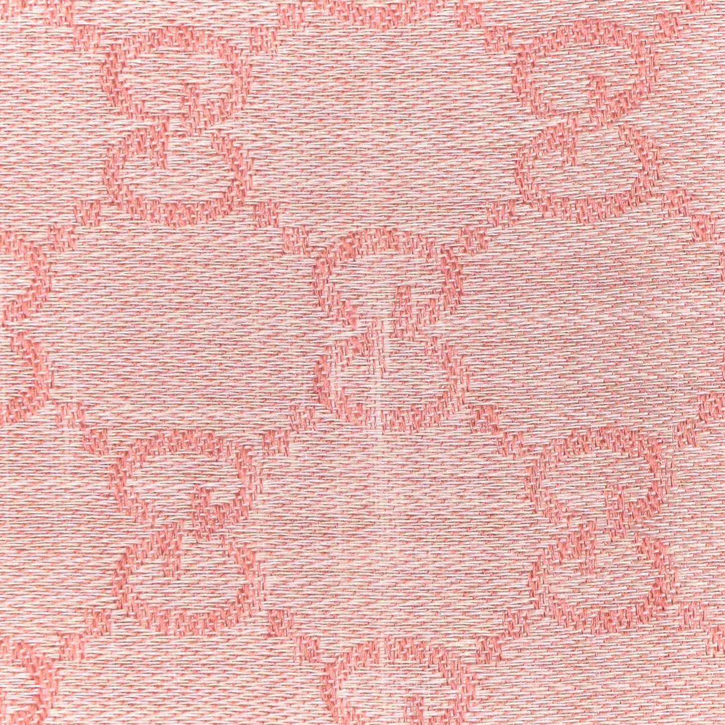Wool Silk Monogram GGWeb Fringe Shawl Rose Ivory