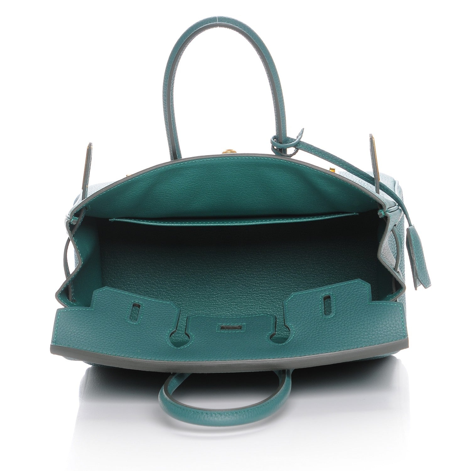 Hermes Togo Birkin 25 Malachite 7 of 26