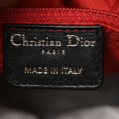 Christian Dior Lambskin Cannage Large Lady Dior Black 6 of 9