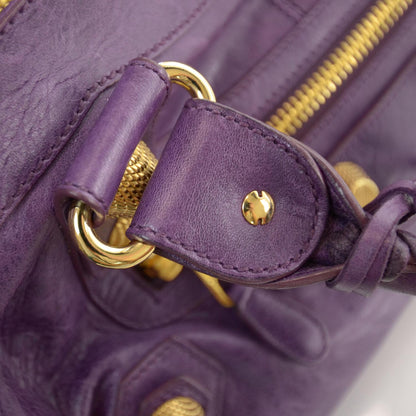 Balenciaga Agneau Giant 21 Gold Hardware Part Time Raisin 6 of 10