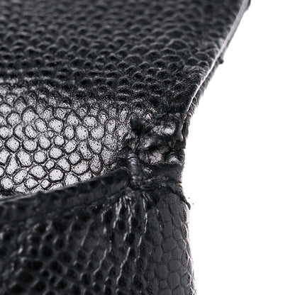 Chanel Caviar Quilted Jumbo Kelly Flap Black 11 of 14