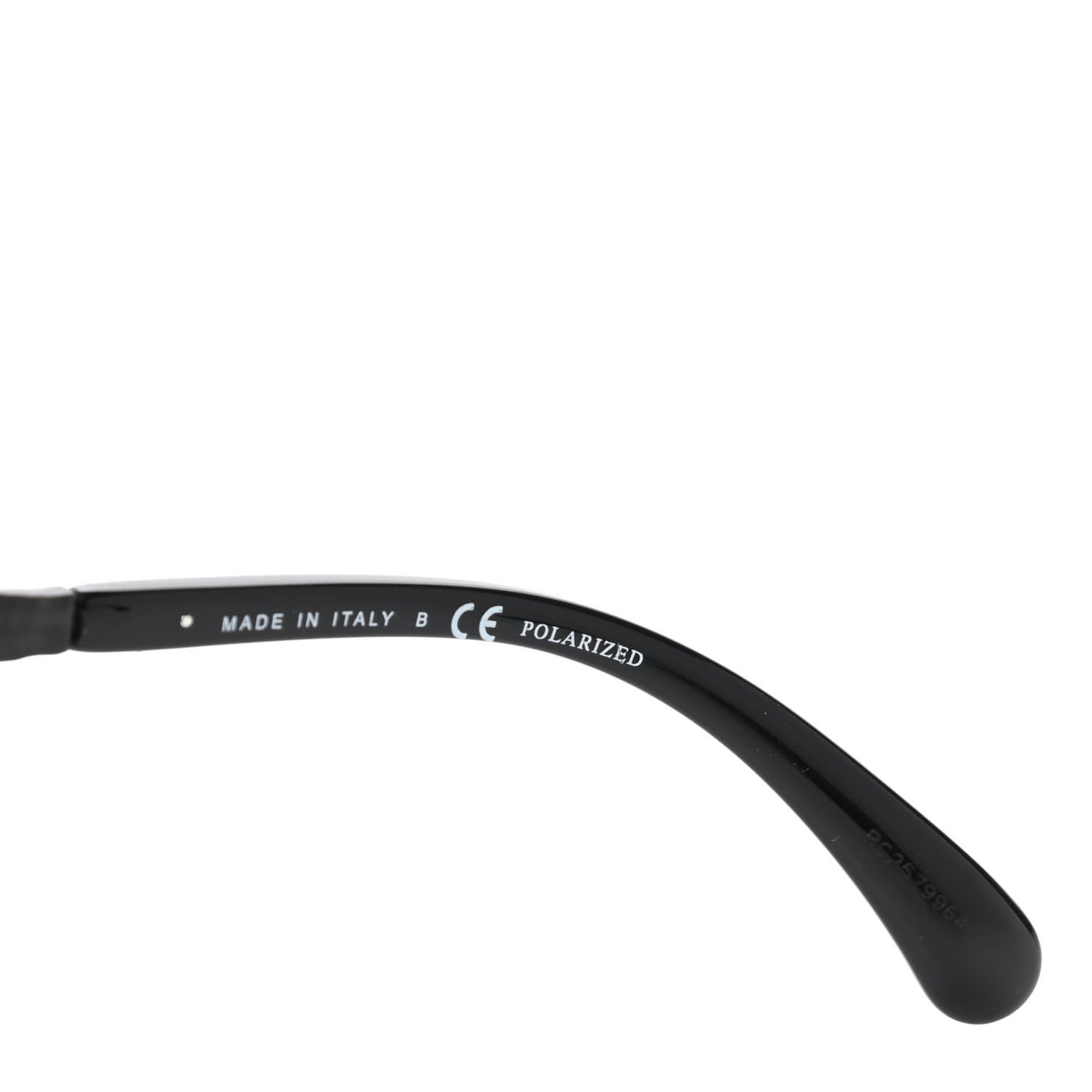 Acetate Metal Polarized Pantos Sunglasses 5440-A Black