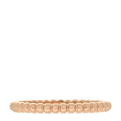 Van Cleef & Arpels 18K Rose Gold Small Perlee Ring 54 6.75 1 of 5
