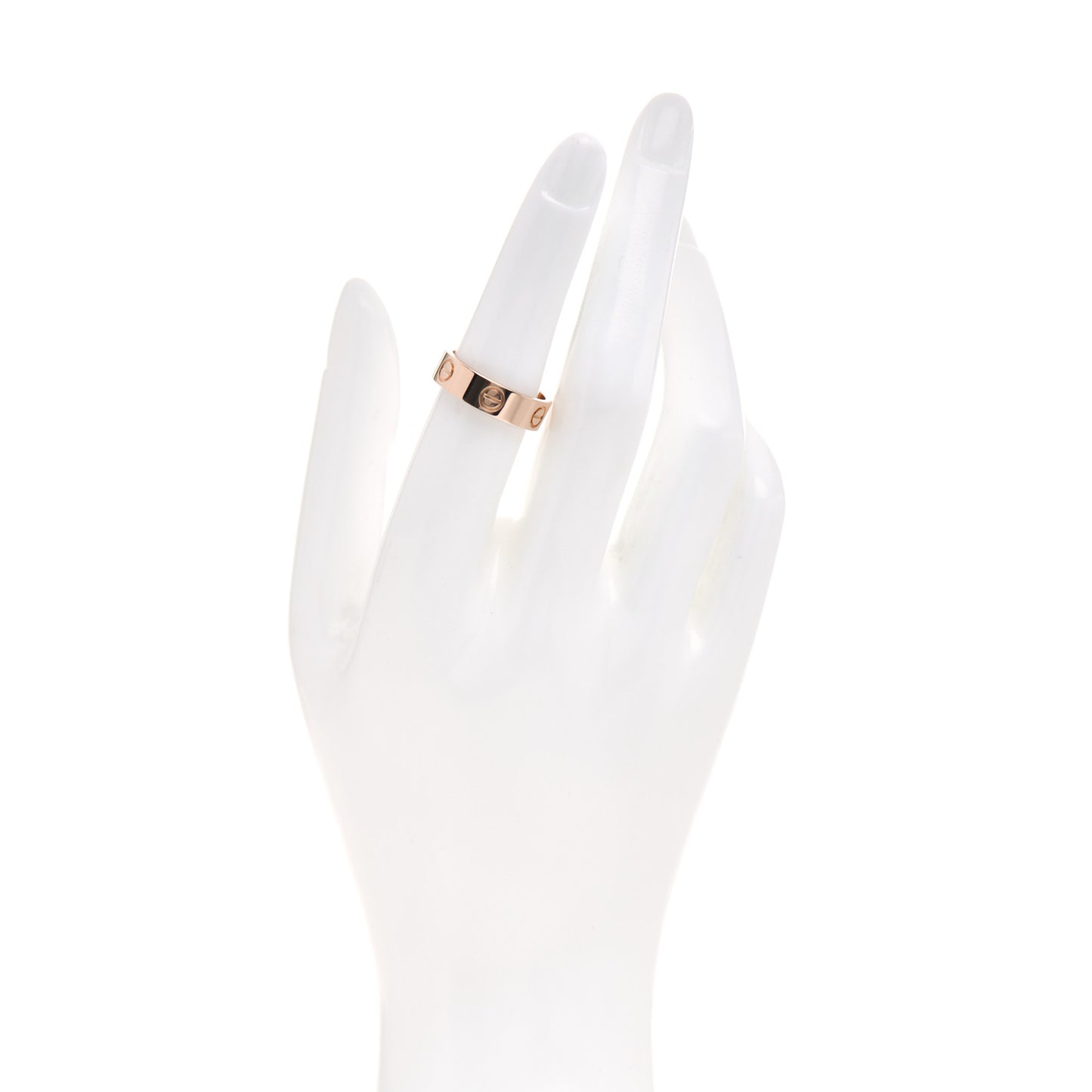 18K Pink Gold 5.5mm LOVE Ring 53 6.5