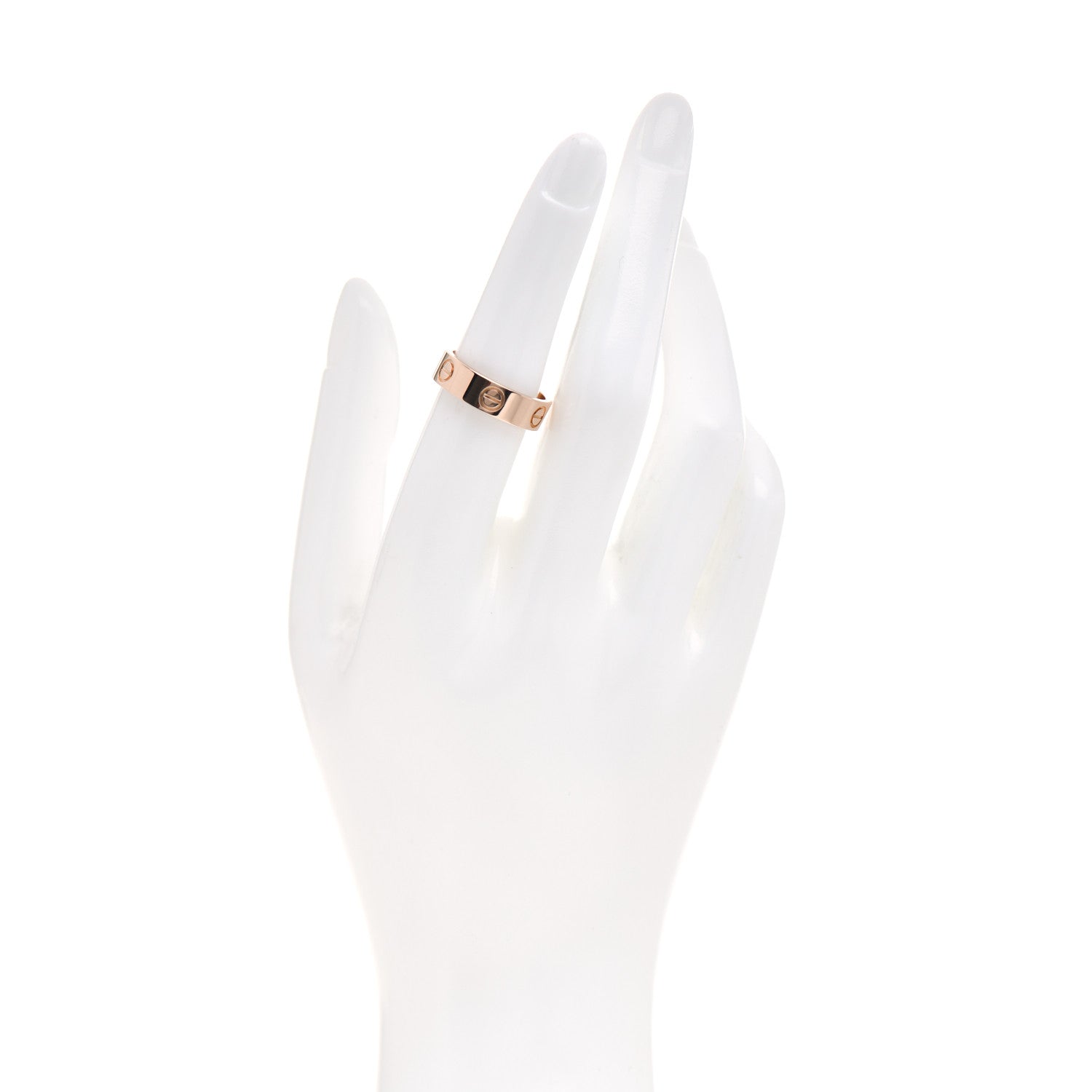 Cartier 18K Pink Gold 5.5mm LOVE Ring 53 6.5 2 of 5