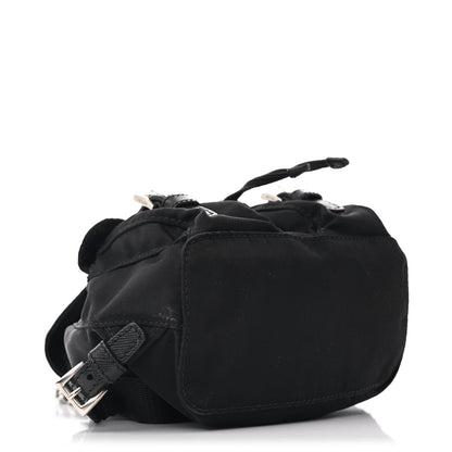 Prada Nylon Vela Mini Crossbody Backpack Black 4 of 11