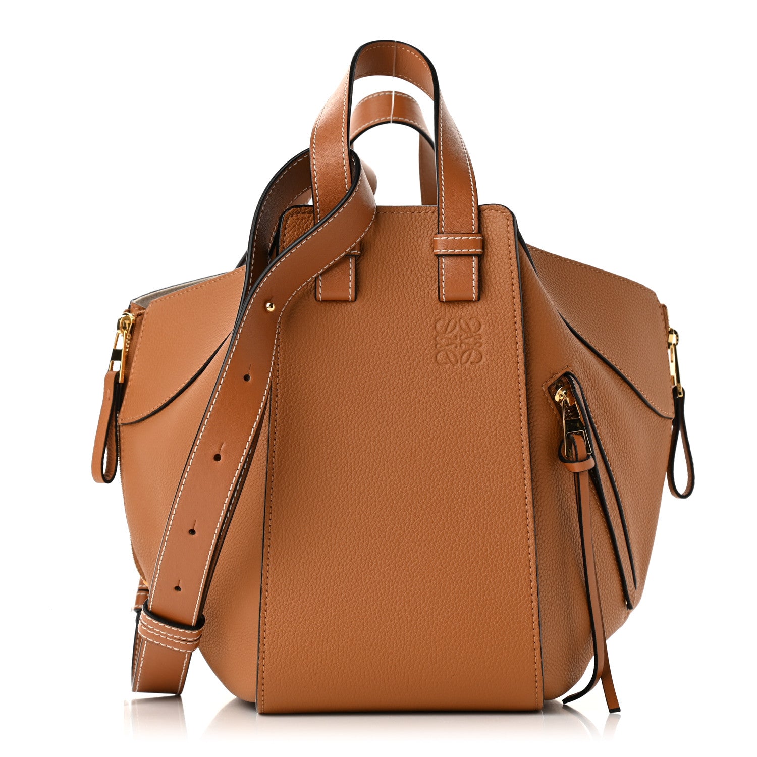 Loewe Calfskin Small Hammock Shoulder Bag Tan 1 of 9