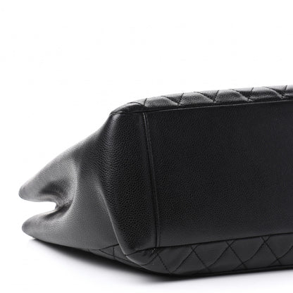 Chanel Caviar Quilted Grand Shopping Tote GST Black 6 of 10