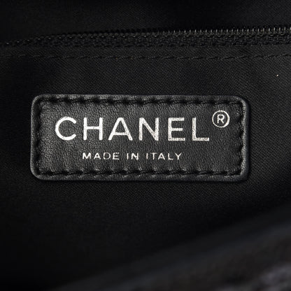 Chanel Sequin Lambskin Medium Moonlight on Water Flap Black 6 of 9
