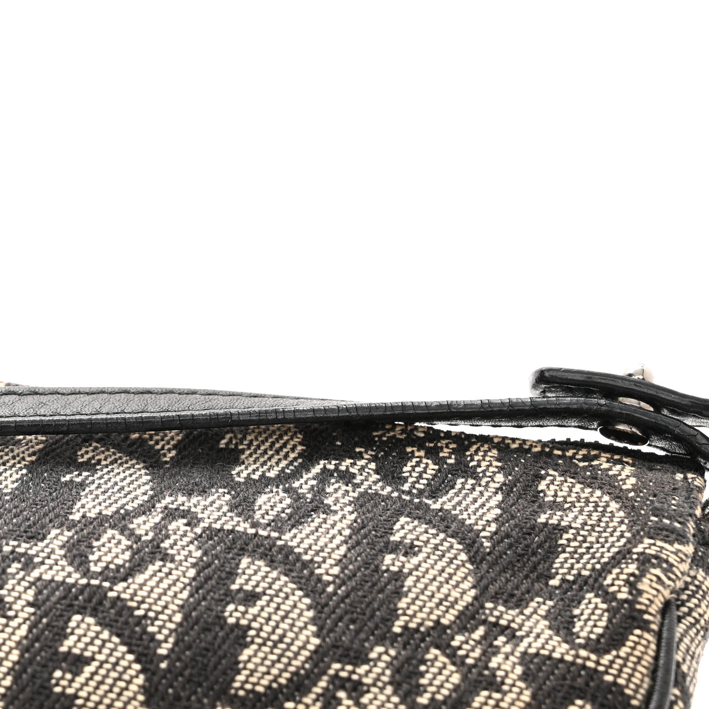 Monogram Mini Saddle Pochette Black