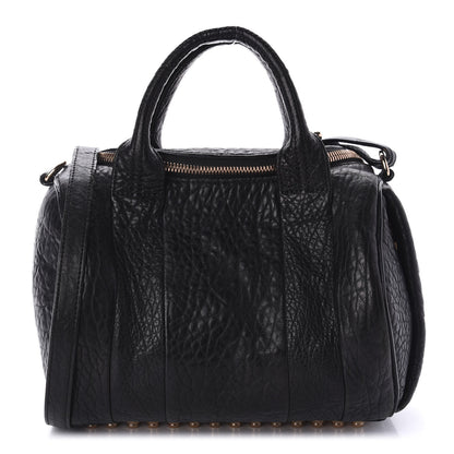 Alexander Wang Pebbled Lambskin Rockie Black Rose Gold Hardware 1 of 9