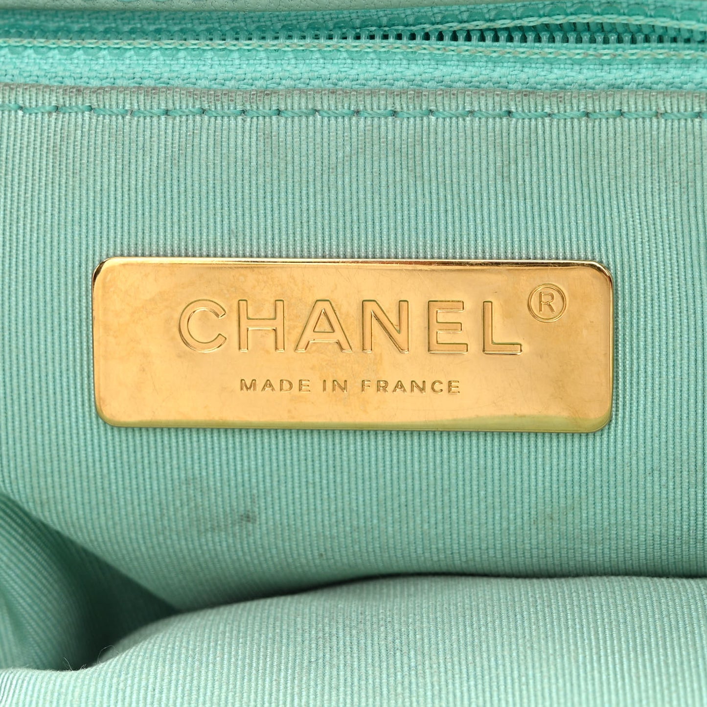 Goatskin Quilted Medium Chanel 19 Flap Light Blue