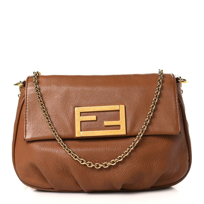Fendi Vitello Flamingo Fendista Pouchette Crossbody Orzo 1 of 11