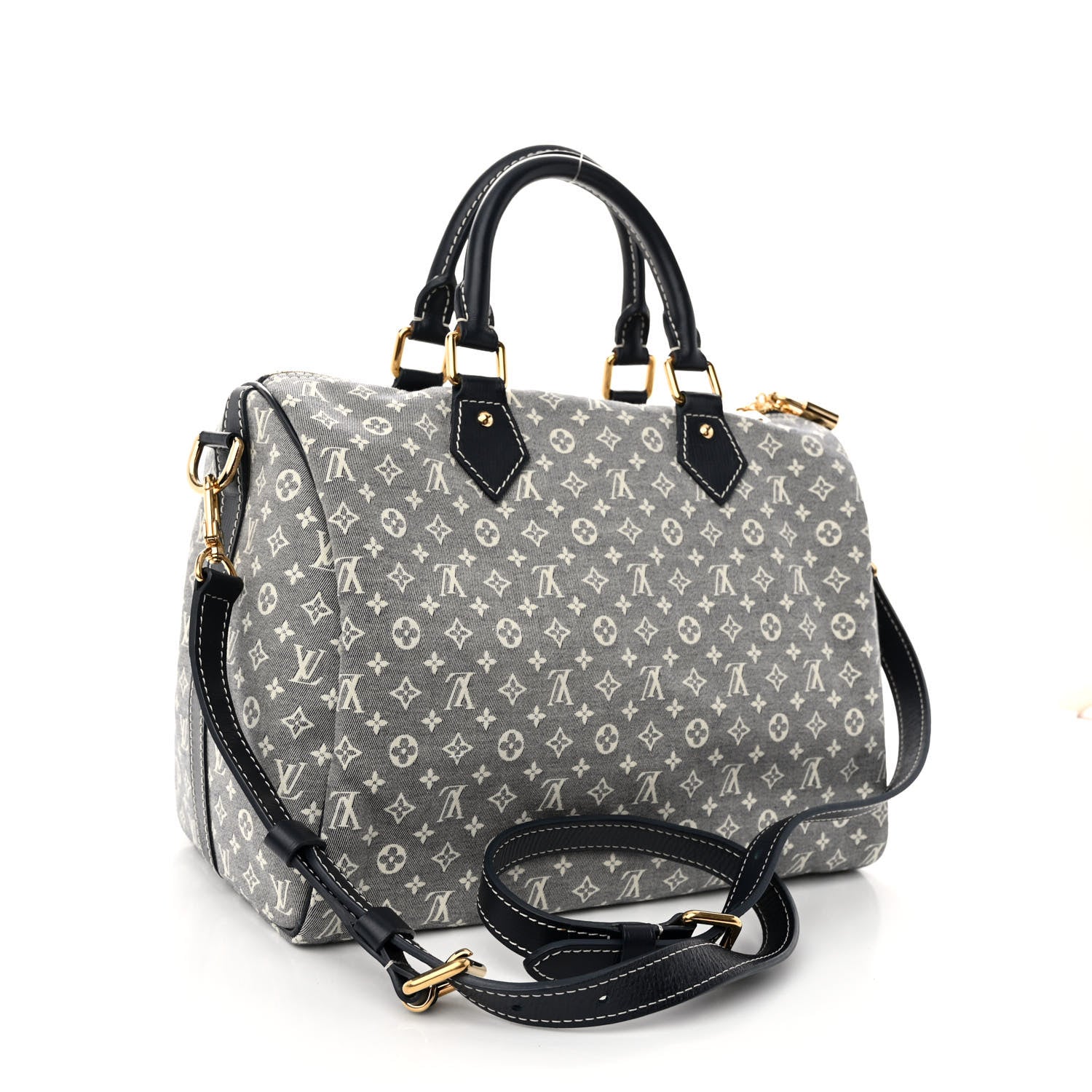 Louis Vuitton Monogram Idylle Speedy Bandouliere 30 Encre 3 of 9
