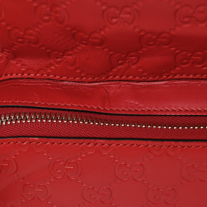 Gucci Guccissima Signature Day Backpack Hibiscus Red 19 of 19
