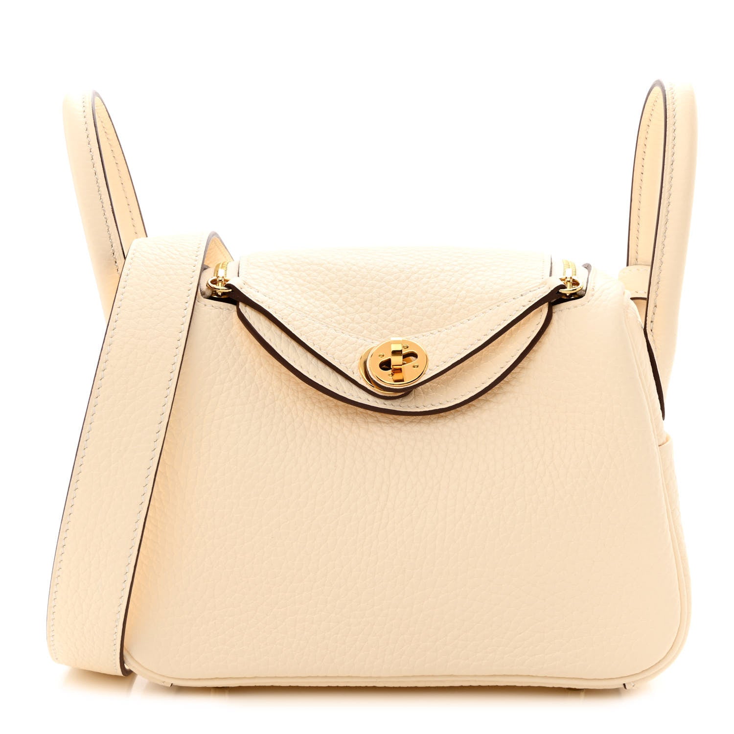 Hermes Taurillon Clemence Mini Lindy 20 Nata 1 of 11