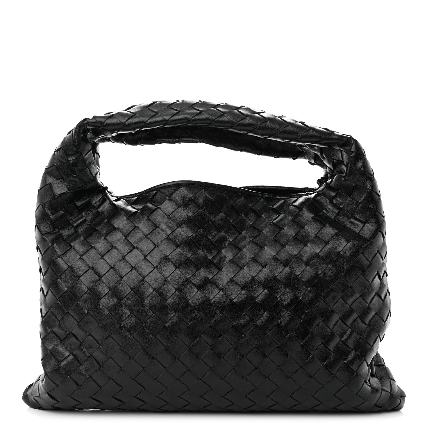 Bottega Veneta Calfskin Intrecciato Small Hop Black 1 of 10