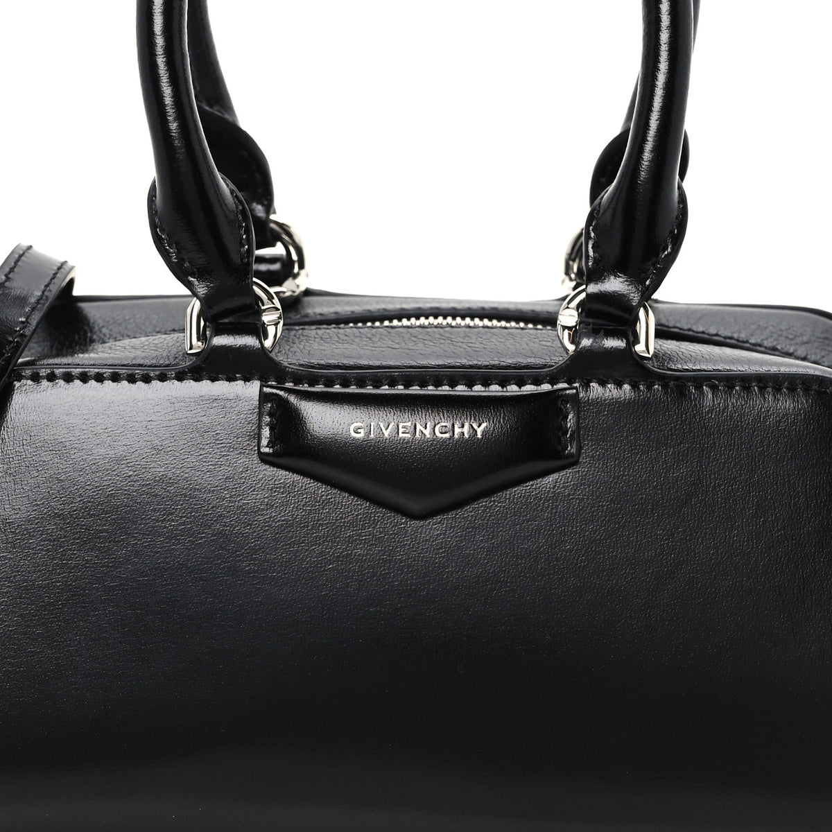 Givenchy Box Calfskin East West Mini Antigona Black 7 of 9