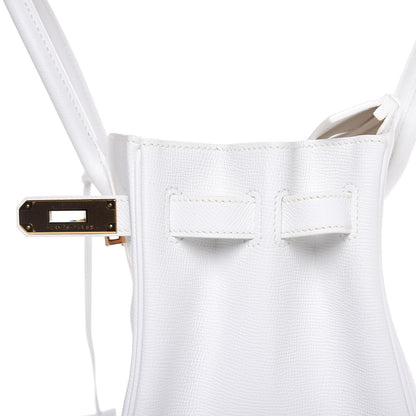 Hermes Epsom Birkin 30 Blanc White 30 of 35