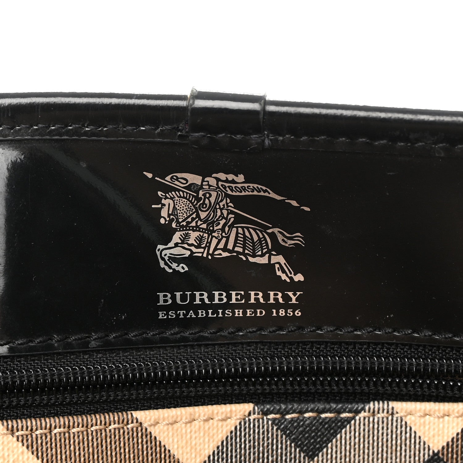 Burberry Nova Check Tote Black 6 of 18