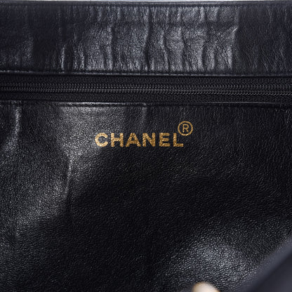 Chanel Lambskin CC Tote Black 6 of 9
