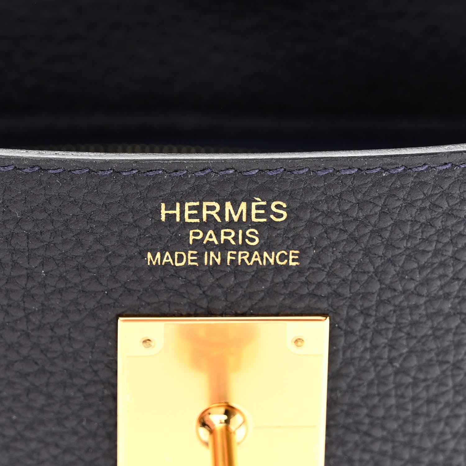 Hermes Togo Kelly Retourne 35 Bleu Nuit 6 of 11