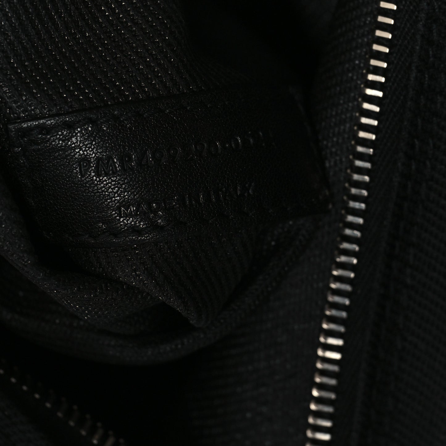 Linen Calfskin Rive Gauche Tote Black