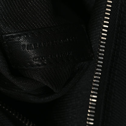 Saint Laurent Linen Calfskin Rive Gauche Tote Black 7 of 13
