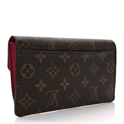 Louis Vuitton Monogram Jeanne Wallet Fuchsia 4 of 11