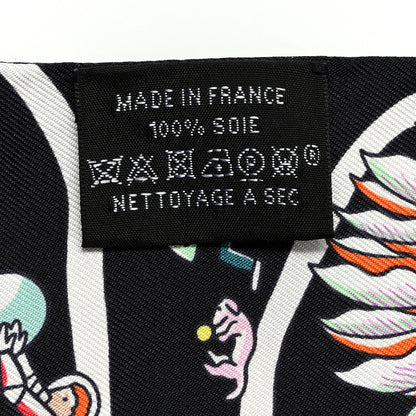 Hermes Silk Exposition Universelle Twilly Black Vert Rose 3 of 4