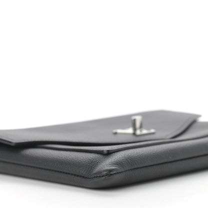 Louis Vuitton Soft Calfskin My Lockme Pochette Black 8 of 10