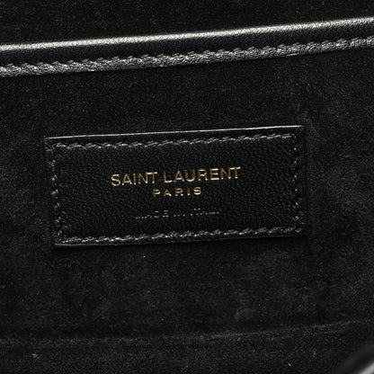 Saint Laurent Smooth Calfskin Small Charlie Shoulder Bag Black 6 of 9