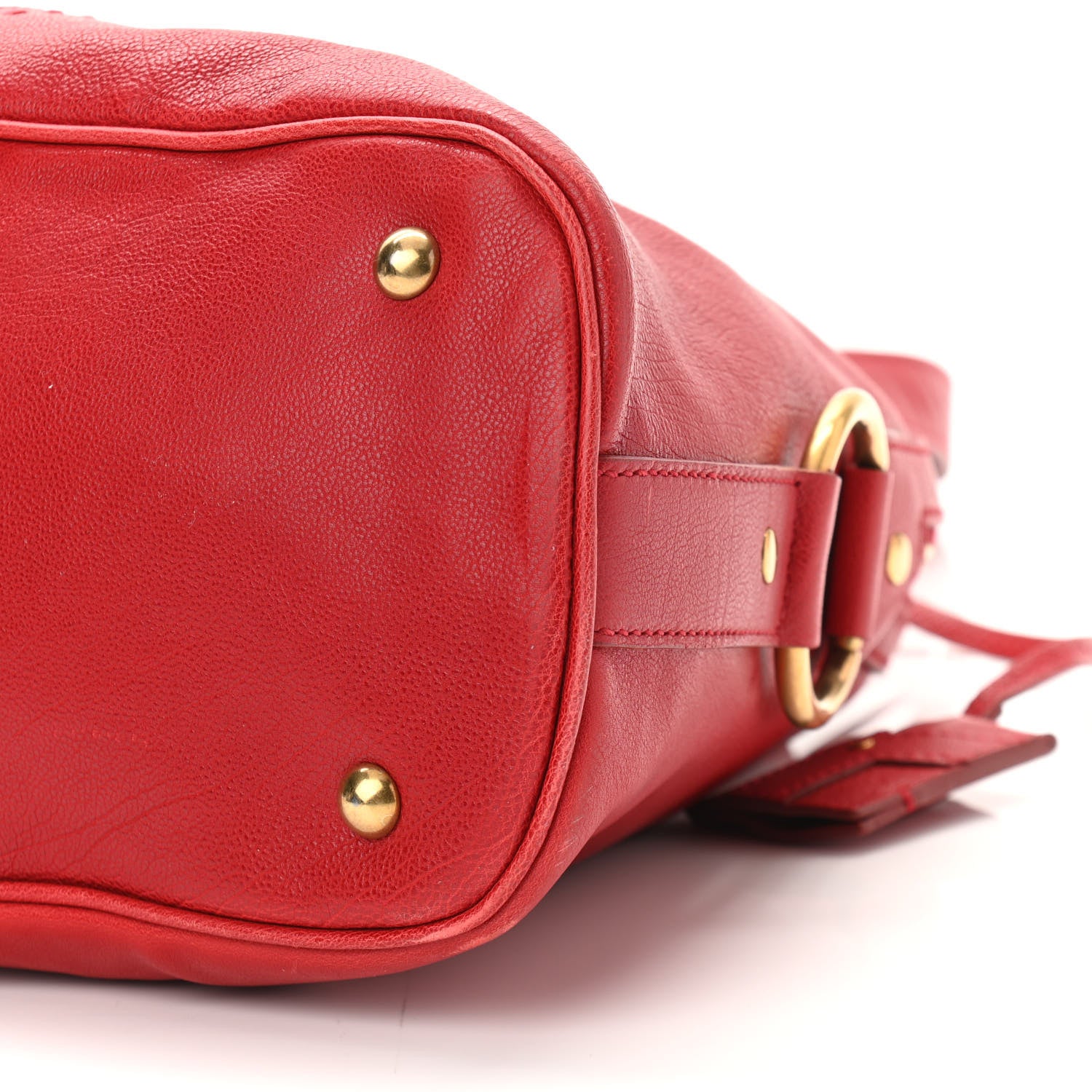 Saint Laurent Calfskin Large Muse Red 12 of 12