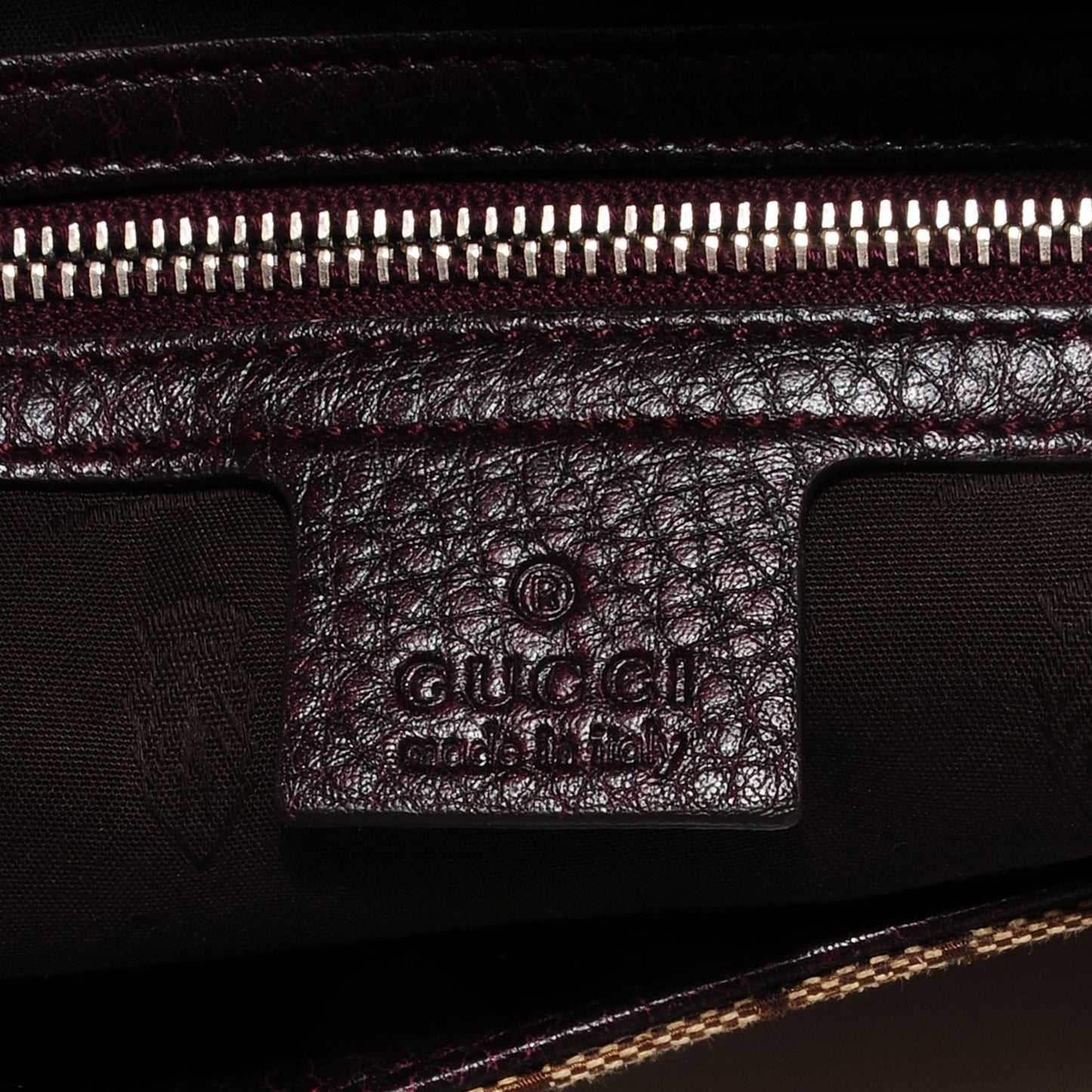 Monogram Medium Bamboo Bar Tote Bordeaux