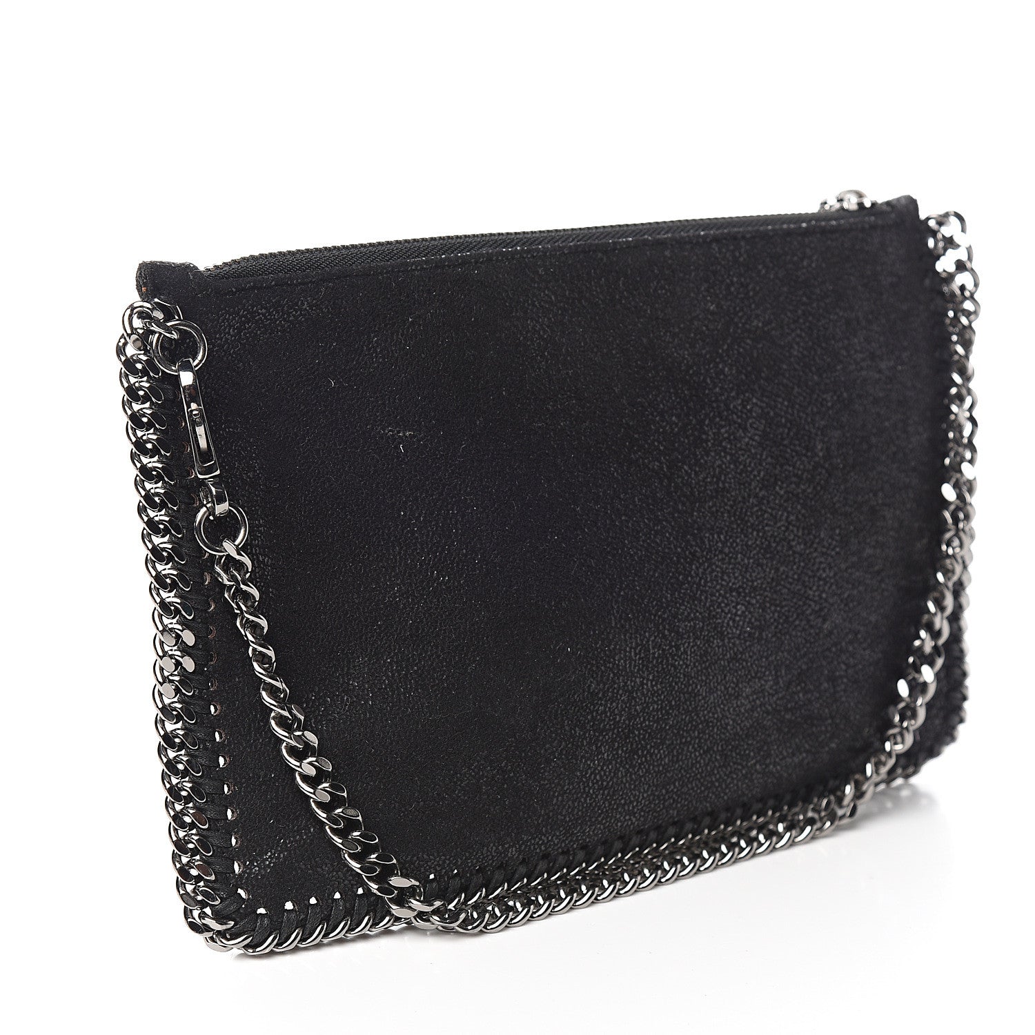 Stella McCartney Shaggy Deer Falabella Clutch Black 3 of 9