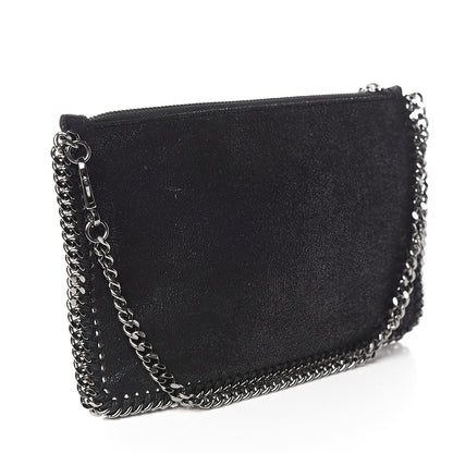 Stella McCartney Shaggy Deer Falabella Clutch Black 3 of 9