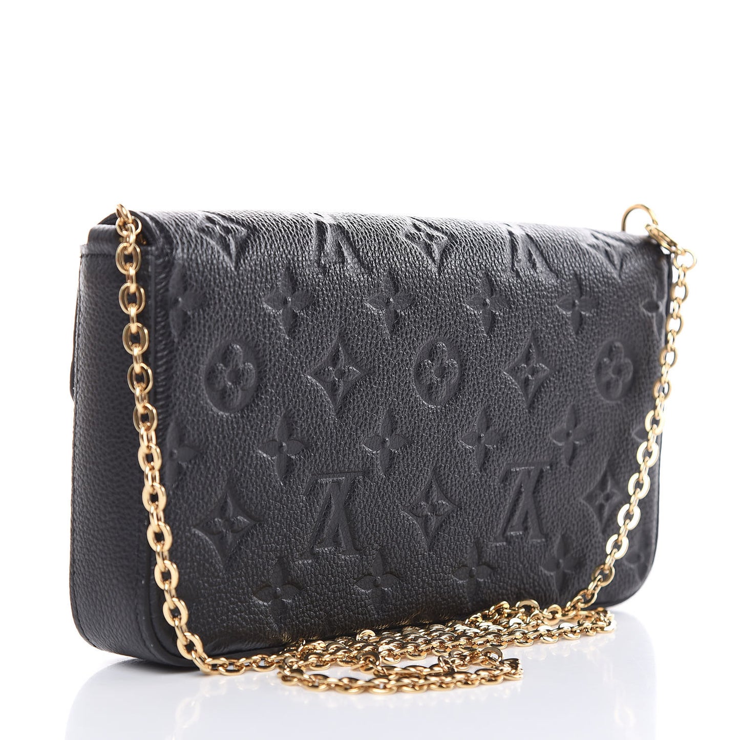 Empreinte Pochette Felicie Chain Wallet Black
