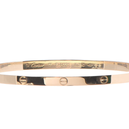 Cartier 18K Yellow Gold Small LOVE Bracelet 17 4 of 7