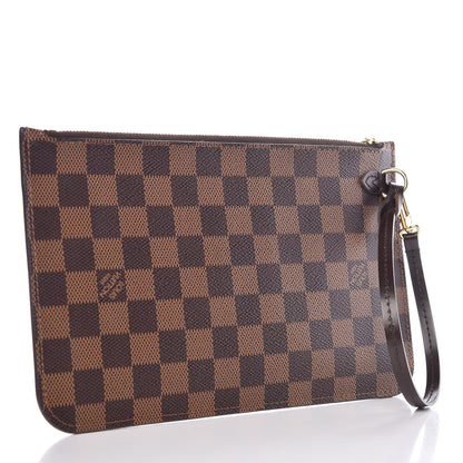 Louis Vuitton Damier Ebene Neverfull MM GM Pochette 3 of 8