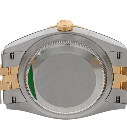 Rolex Stainless Steel 18K Yellow Gold Diamond 36mm Oyster Perpetual Datejust Watch Champagne 126233 4 of 5