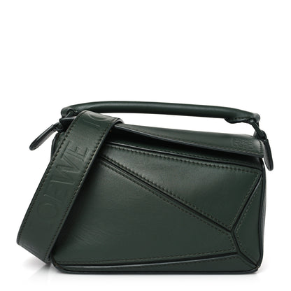 Loewe Satin Calfskin Mini Puzzle Bag Vintage Khaki 1 of 8