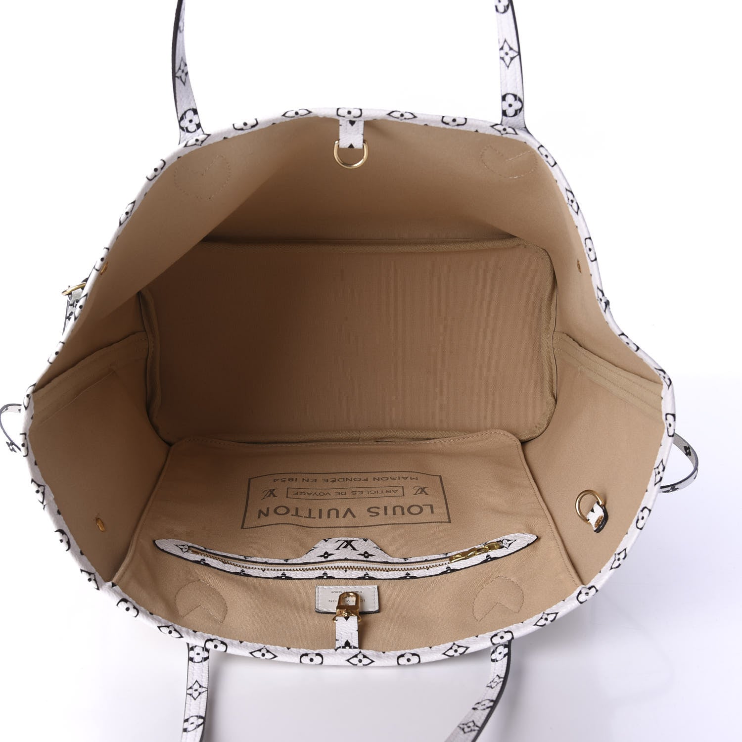 Louis Vuitton Monogram Giant Neverfull MM Kaki 5 of 10