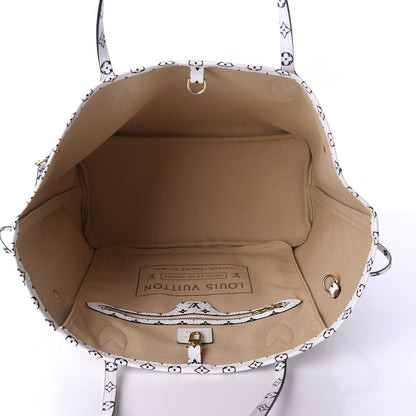 Louis Vuitton Monogram Giant Neverfull MM Kaki 5 of 10